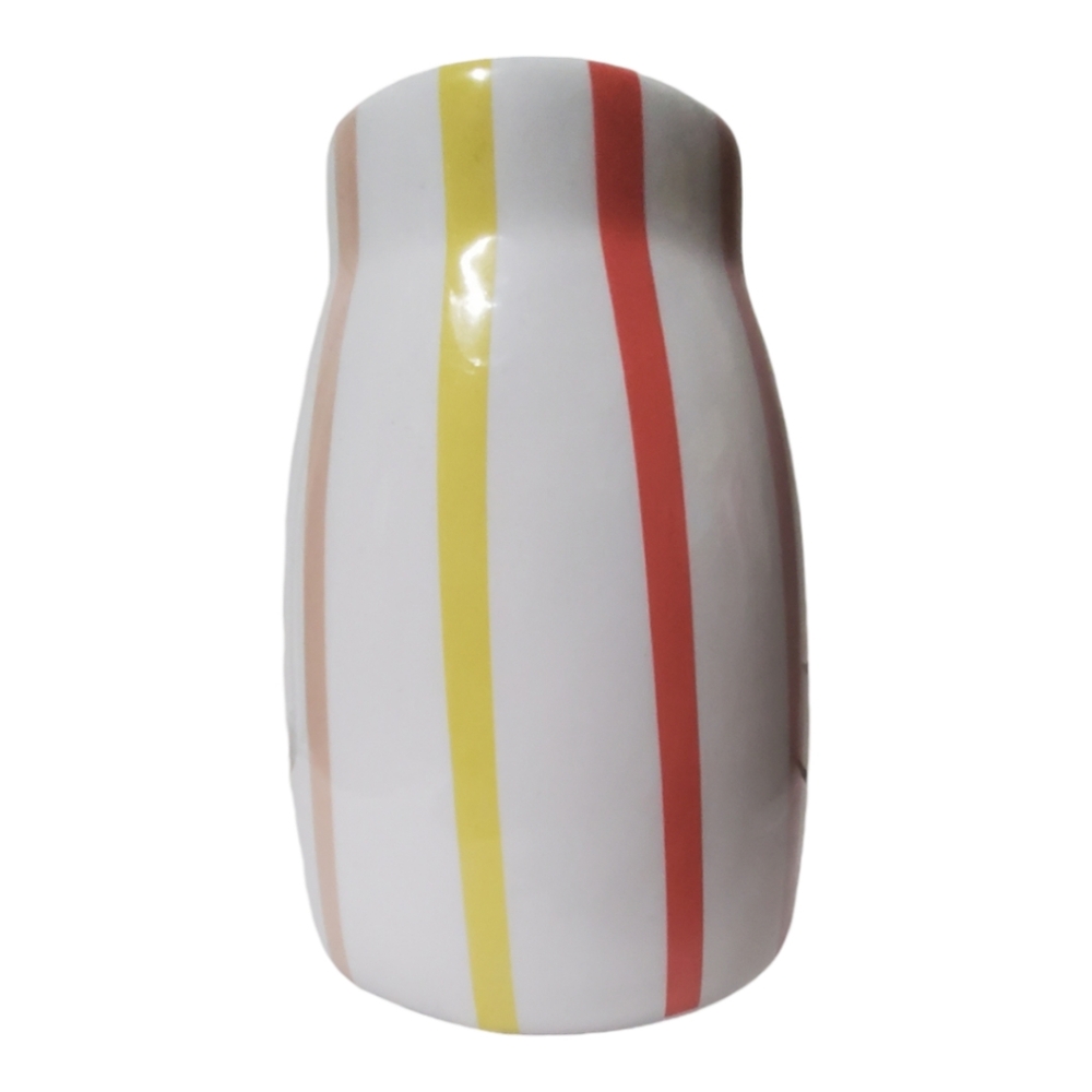 Candy Striped Vase Utensil Holder Home Decor